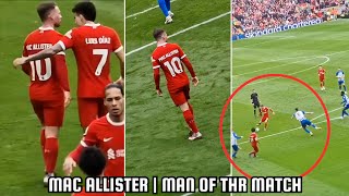 Alexis Mac Allister Amazing Perfomance vs Brighton  Liverpool vs Brighton [upl. by Adama]