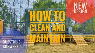 HOW TO  CLEAN AND MAINTAIN KENNELS  NEW DESIGN  PART 1 [upl. by Marco]