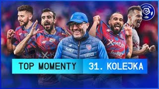 WSZYSTKIE GOLE 31 KOLEJKI  RAKÓW MISTRZEM  TOP MOMENTY  SKRÓTY  Ekstraklasa 202223 [upl. by Margaux]