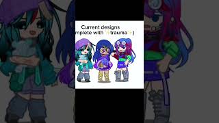 My ocs og designs vs current designs [upl. by Nochur744]