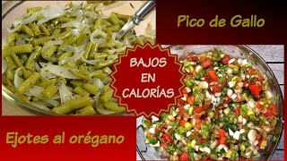 EJOTES AL ORÉGANO Y PICO DE GALLO [upl. by Dranrev]