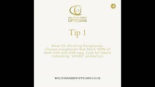 3 ways to maintain uv safety ☀️👁️ [upl. by Asseralc205]