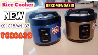 Review Rice Cooker Sharp KSG18MHBZ Terbaik Terbaru Awet dan tahan Lama review sharp rice [upl. by Linnette]