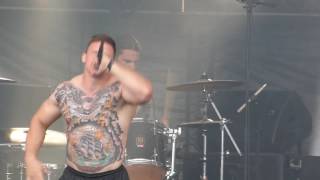 Harms Way  Breeding Grounds live at Hellfest 2016 [upl. by Aerbma]