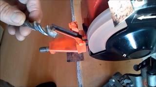 Twist Drill Grinding Jig Easy way Part 1 [upl. by Aicertap]