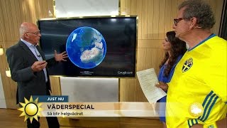 Väderspecial Här blir det skyfall idag  Nyhetsmorgon TV4 [upl. by Oilerua]