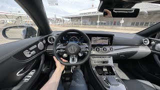 New Mercedes EClass Coupe AMG E 53 2023 Test Drive POV [upl. by Nagah]