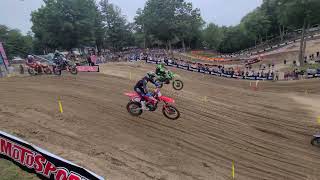 Southwick National 2024 250 Moto 1 Holeshot [upl. by Yelwah]