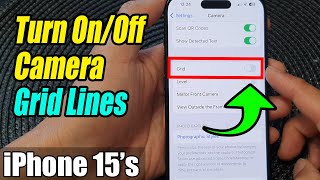 iPhone 14ProMax How To Turn On or Off Camera Grid Lines [upl. by Shantee412]