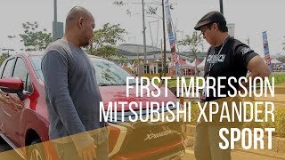 First Impression Mitsubishi Xpander Sport di GIIAS 2017 [upl. by Eedya]