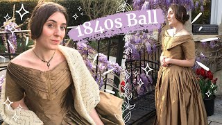 My most ambitious project EVER  An 1840s Dress Part 2 [upl. by Uile]