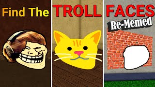 Find the Troll Faces EASTER ISLAND Part 19 Roblox [upl. by Birkett]