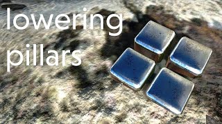 lowering pillars  Ark Survival Evolved 54 [upl. by Anicart908]