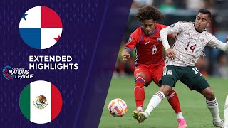 Panama vs Mexico Extended Highlights  CONCACAF Nations League  CBS Sports Golazo [upl. by Luahs425]