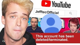 WE GOT HIS CHANNEL DELETED BY YOUTUBE [upl. by Anilag]