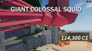 SPENDING 100000C TO GET A GIANT COLOSSAL SQUID  FISCH [upl. by Humbert950]