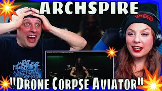 reaction ARCHSPIRE  quotDrone Corpse Aviatorquot Official Music Video 2021 [upl. by Htebazileharas]