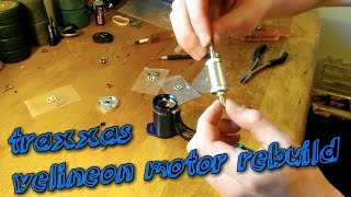 Traxxas velineon motor rebuild [upl. by Aisa]