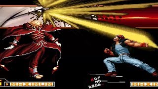 Ralf Galactica Phantom vs Jefes Finales Poderes Bosses KOF 2002 UM [upl. by Nod]