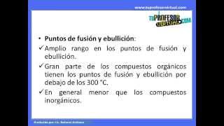 Propiedades de los Compuestos Orgánicos  Lección Teórica [upl. by Payne]