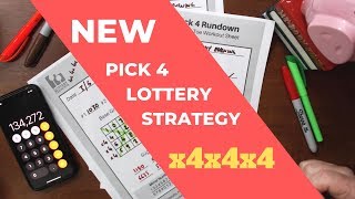 New Pick 4Daily 4Cash 4 Lottery Strategy For 2019  x4 x4 x4 [upl. by Jenette]