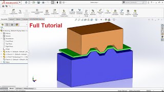 Sheet Metal Embossing Process Animation Tutorial in Solidworks [upl. by Elacsap]