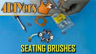 How to Seat Brushes in an Electric Motor [upl. by Rhpotsirhc]