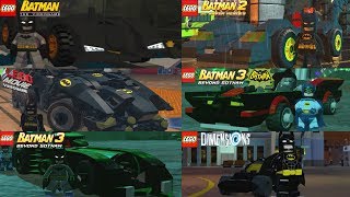 Batmobile Evolution in Lego Videogames [upl. by Adnohr8]