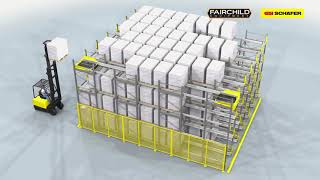 Maximize Warehouse Efficiency wAutomated Pallet Handling amp Channel Storage from Fairchild Equipment [upl. by Lorrad983]