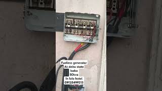 Fuelless generator At delta state Isoko 50kva In lolo hotel LT 09128499213 shellfuelsave fuelless [upl. by Saudra149]