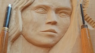 Wood Carved Face [upl. by Archibold]