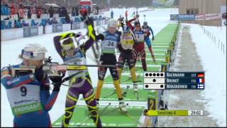 Biathlon World Championships 2012  Women 125 km mass start full race [upl. by Adnalue956]