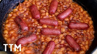 Baked Beans and Cocktail Weenies  Easy Cooking [upl. by Chil]