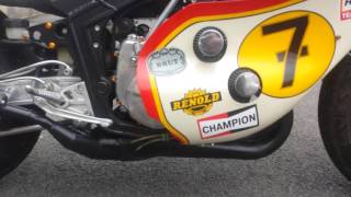 suzuki rg500 Barry sheene tribut bike [upl. by Ettesil]