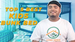 Best Kids Bunk Bed in 2023 Top 5 Reviews amp Buying Guide  Wooden Triple Bunk Beds [upl. by Jason]