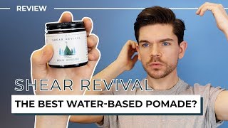 Shear Revival Crystal Lake  Honest Review  WaterBased Pomade [upl. by Moyer258]