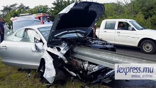 Accident spectaculaire à Forbach [upl. by Yardna]