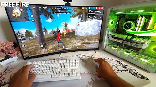 FREE FIRE NA VISÃO DE UM PC RUSHADÃO POV Handcam 🤩 [upl. by Stinson]