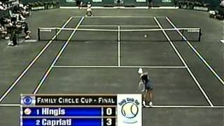 2001 Charleston Final Jennifer Capriati vs Martina Hingis Part 1 [upl. by Israeli]