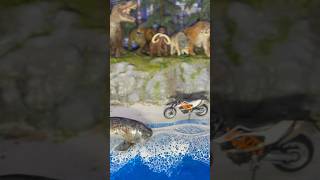 Placoderm Dunkleosteus Zaha And KTM 690 SMC R 🇺🇳🇺🇳🇺🇳shorts model moto asmr satisfying [upl. by Naesad]