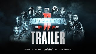 HOMECOMING 2 FINAL TRAILER  URLTV BATTLE RAP EVENT SUN 1210 ON CAFFEINE [upl. by Gottfried]