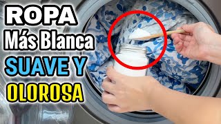 Mi esposa NO usa más suavizante Después de este truco de lavandería 🧼Ropa fresca y aromática [upl. by Anuat694]