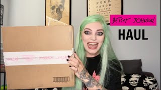 betsey johnson unboxing  try on haul [upl. by Inajar]