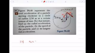 40 Circular motion CH4 Ex40 [upl. by Meldon]