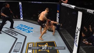 Dustin Poirier knocks out Conor McGregor ufc 257 [upl. by Sardella]