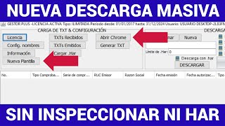 ✅Nueva Descarga masiva de XML SRI sin inspeccionar y HAR📛 [upl. by Annavaj]