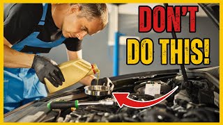 OIL CHANGE MISTAKES MOST PEOPLE MAKE [upl. by Eveineg]