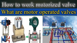 How to work motrized valve  What are motor operated valves [upl. by Ahslek]