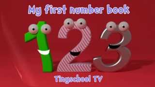 Learning numbers and counting for toddlers  My first number book [upl. by Kynthia]