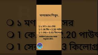 Education BD is live পরিমাপ বা মাপজোখ শিখুন। [upl. by Norbel697]